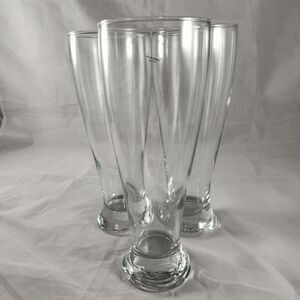 Set of 3 Vintage Crate & Barrel Weizen Beer Glasses 24 Ounce Made in Turkey